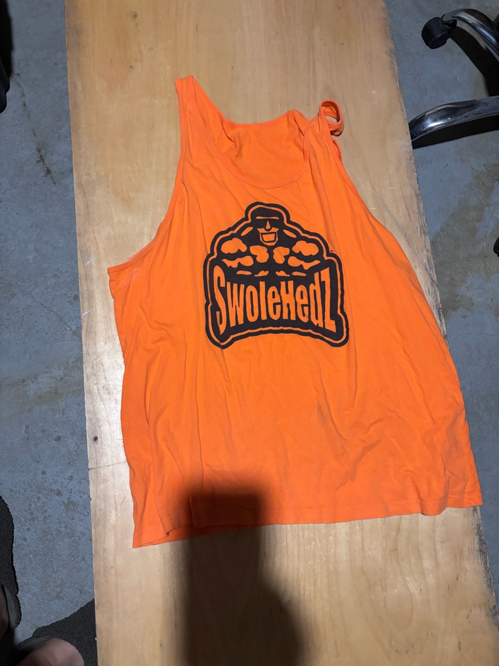 Men's Bright Orange Tank Top